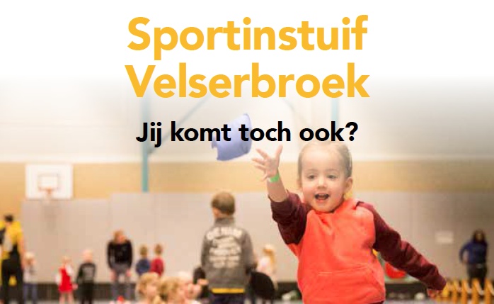 Schrijf je in voor de Sportinstuif